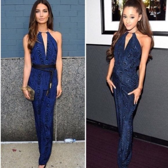 Diane Von Furstenberg Pants - Diane von Furstenberg 8 Ireland Jumpsuit Silk Halter slit front wide leg Party